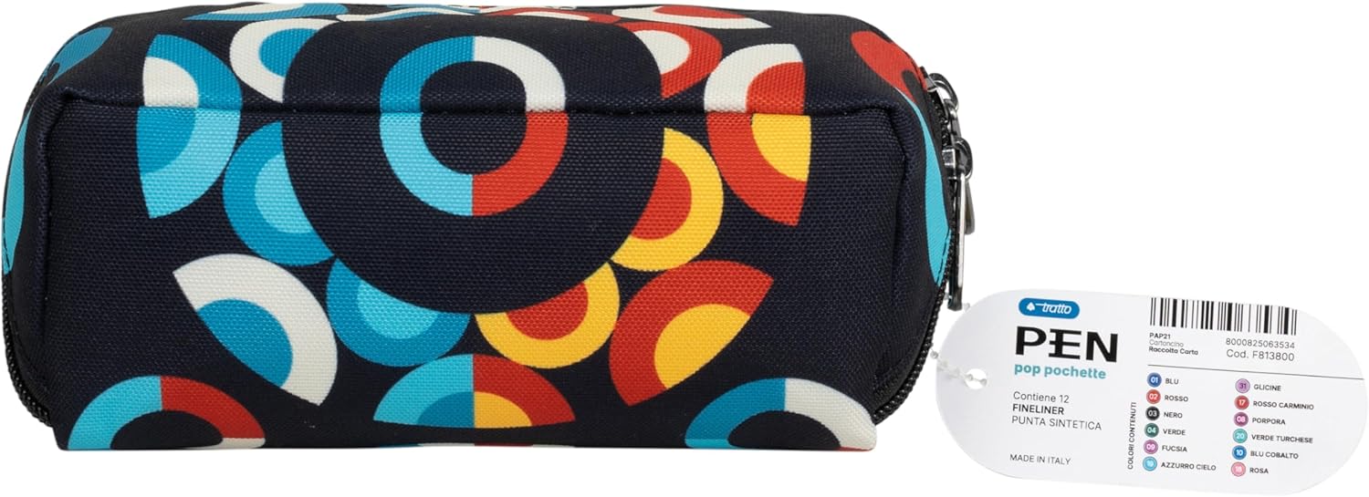Pochette Pop Tratto Pen 12pz (Rosso-Azzurro) Fila