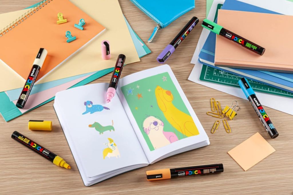 Set Pennarelli acrilici PC5 8pz Uni Posca