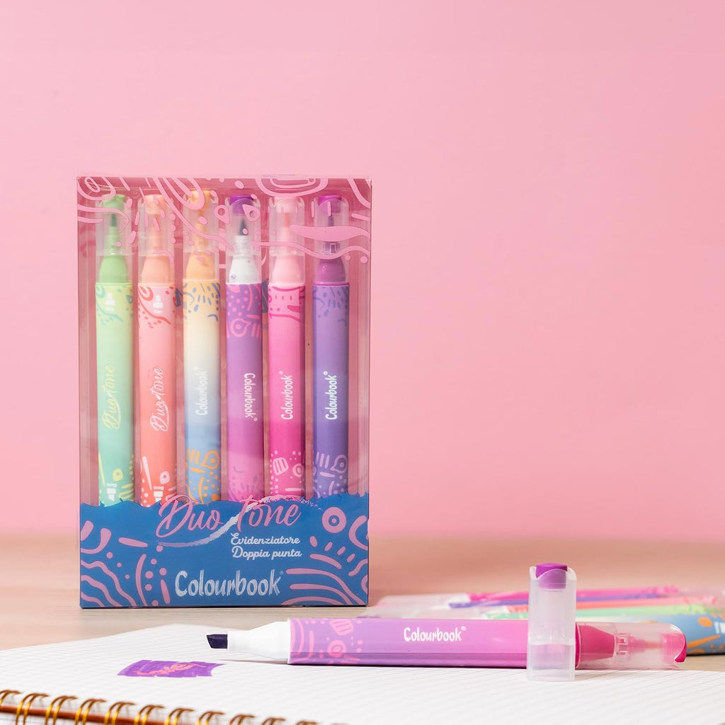 Duotone Evidenziatori Doppia Punta Colourbook