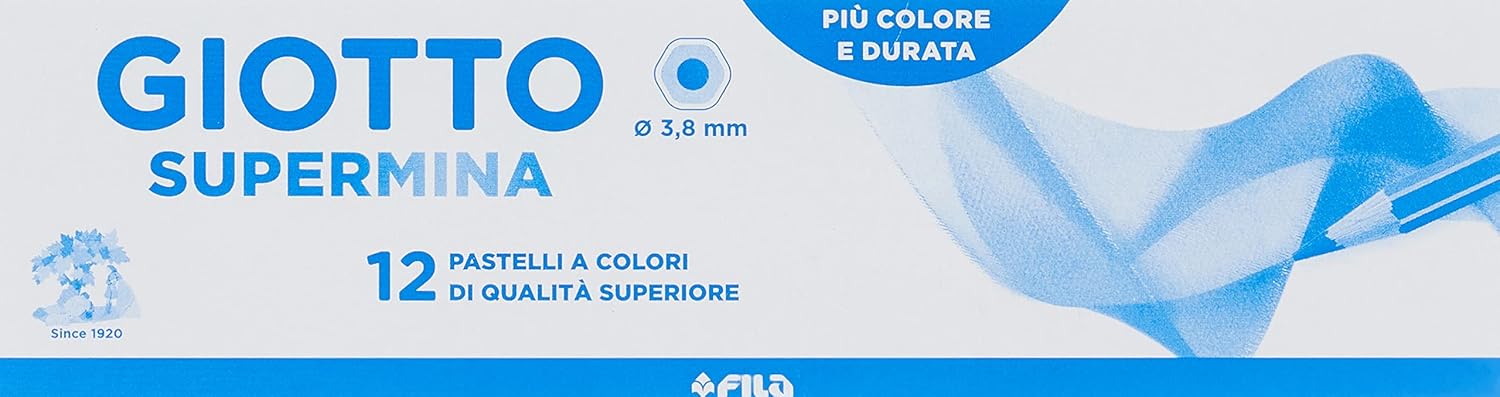 Matita Pastello Supermina Rosso Carminio 13 Giotto