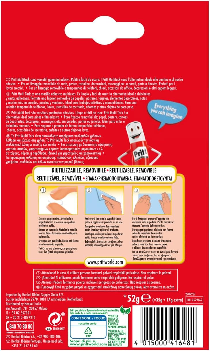 Gomma Multi Tack Pritt Henkel