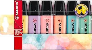 Set Evidenziatori original 6pz Pastel Stabilo Boss