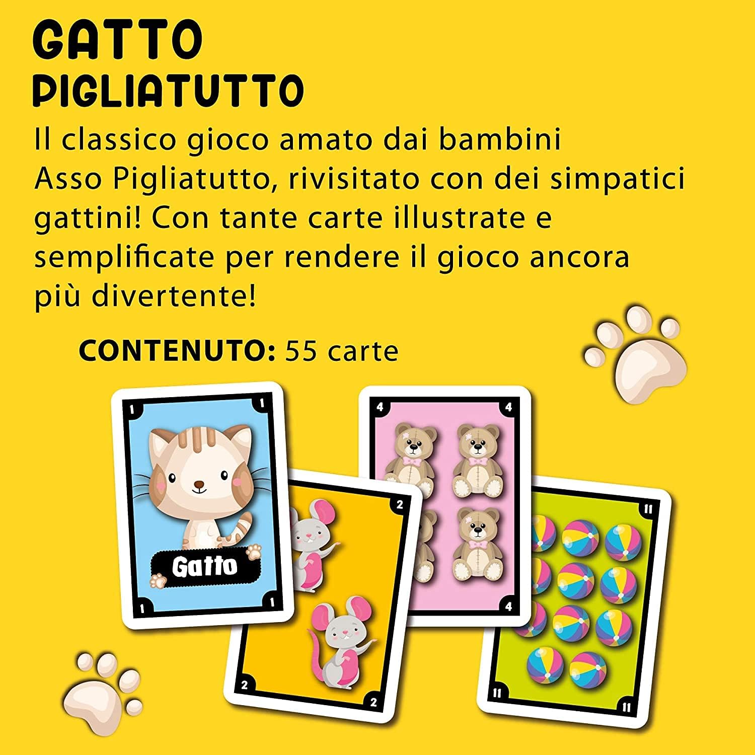 Carte Gatto Pigliatutto Lisciani
