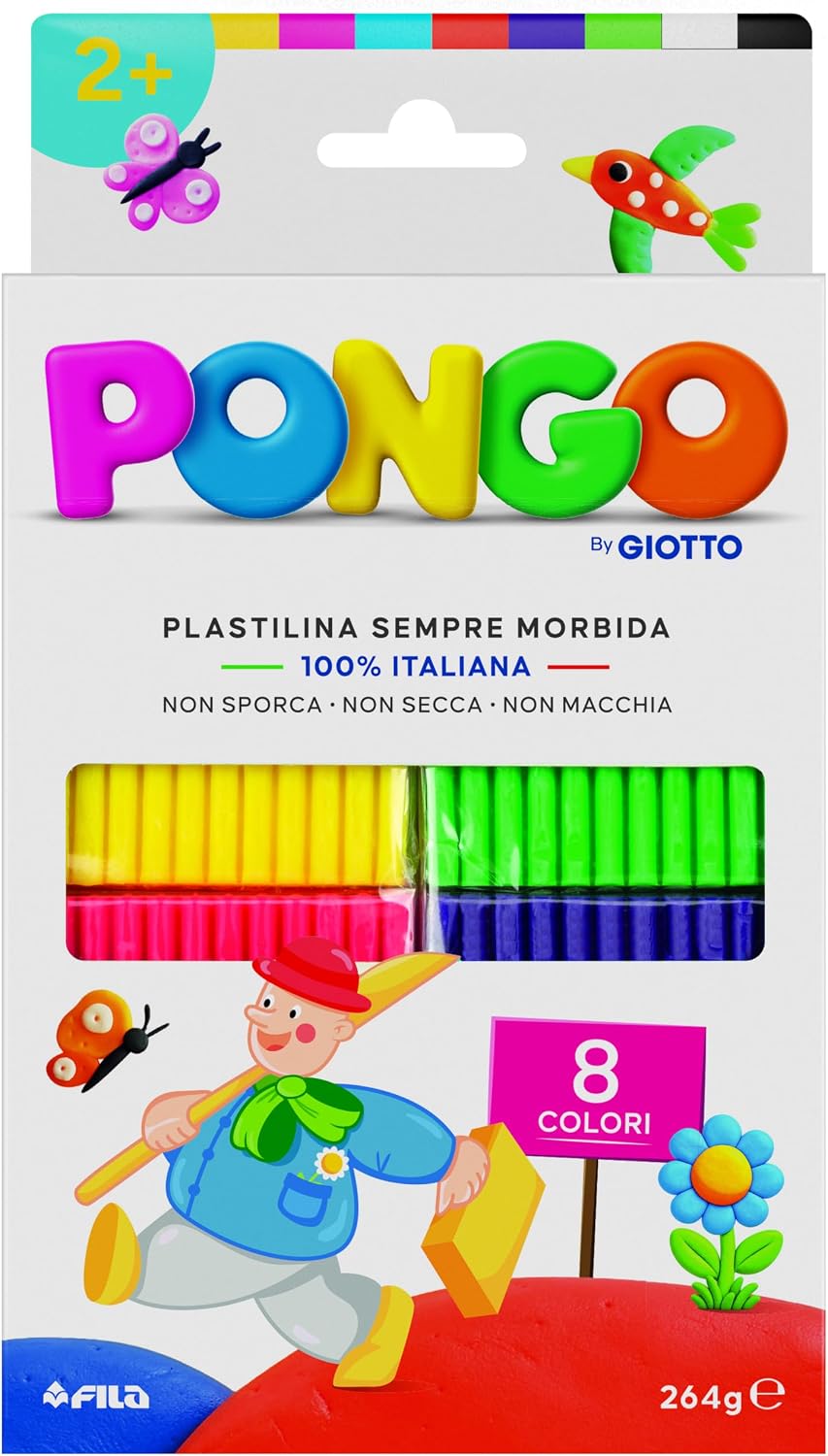 Pongo 8x33gr Colori Primari Giotto