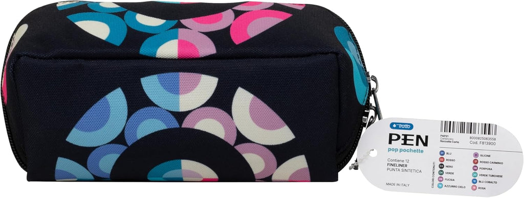 Pochette Pop Tratto Pen 12pz (Rosa-Lilla) Fila
