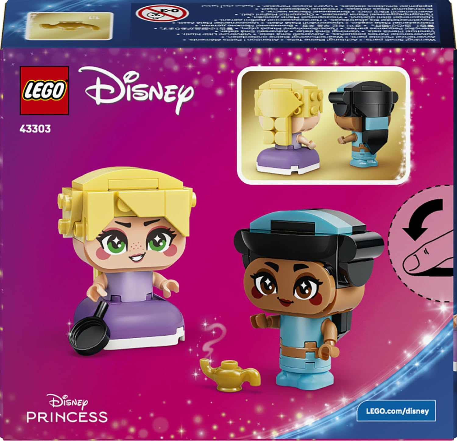 Lego Disney Princess 43303 Mini-Jasmine e Mini-Rapunzel