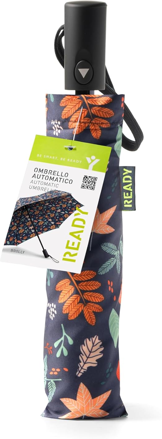 Ombrello Automatico Pattern Autunno Ready