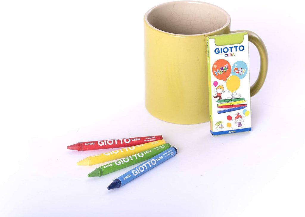 Party Set Gift Cera, 10 astucci da 4 mini pastelli cera Giotto