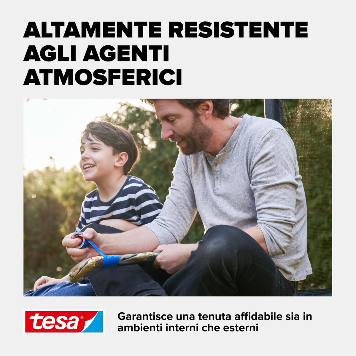 Nastro Adesivo Telato 19mmx2,7mt blu Tesa