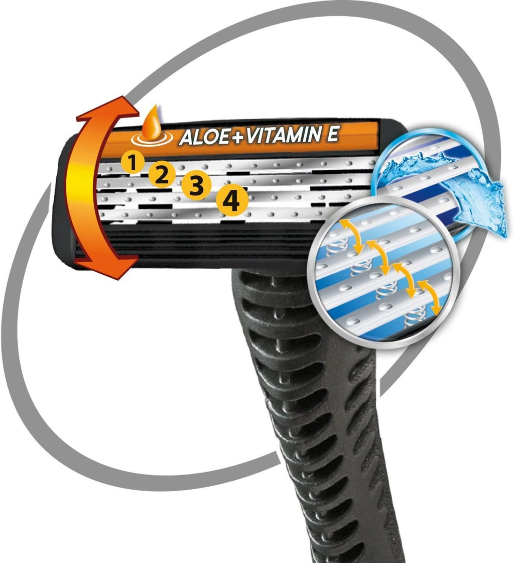 Rasoio 4 Lame 4pz Flex Bic