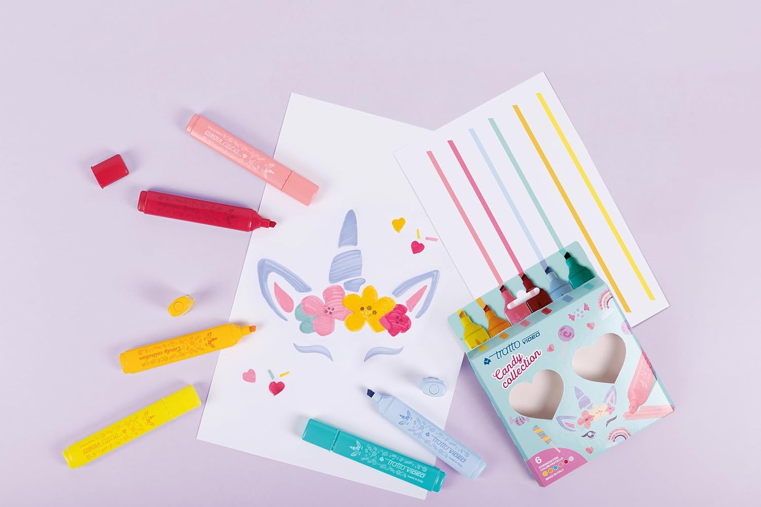 Evidenziatori pastel Candy Collection Giotto