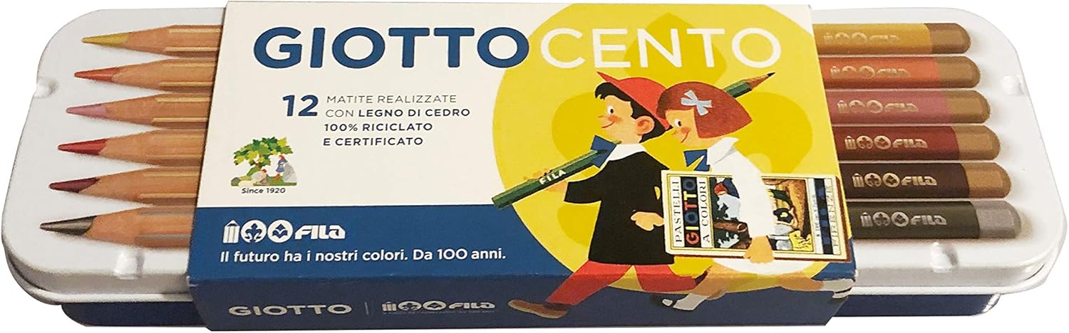 Matite colorate Pastelli Edizione Limitata 100 anni Giotto