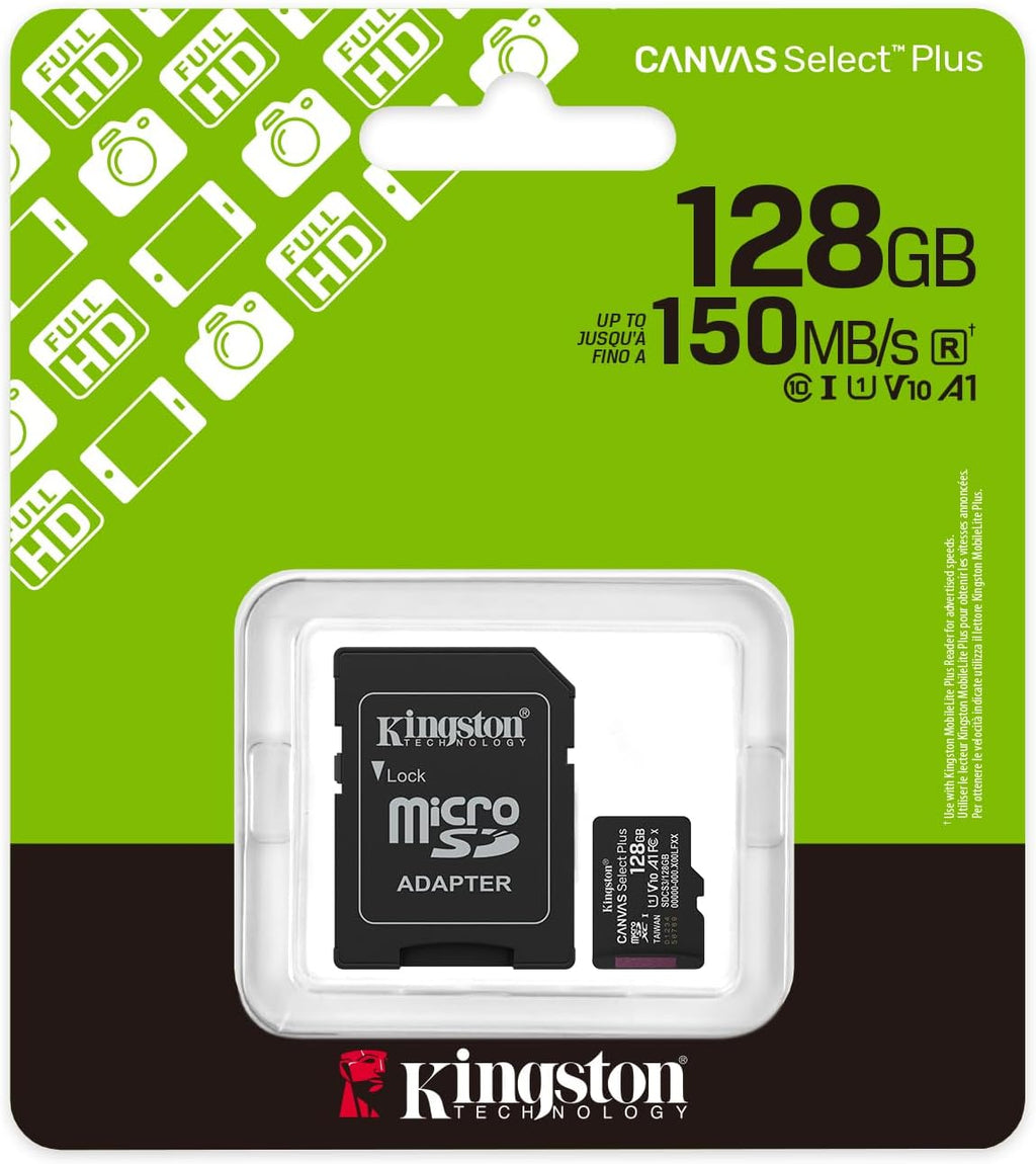 Scheda di memoria microSD 128GB Kingston