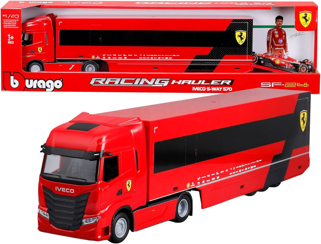 Iveco S-Way 570 Racing con Ferrari SF-24#16 Leclerc Burago