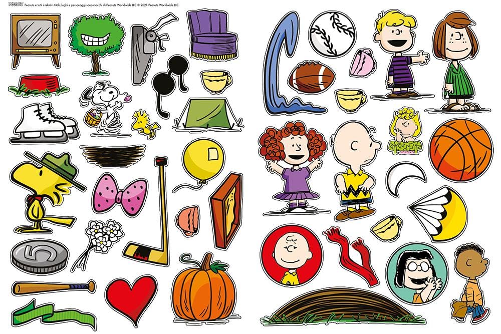 Il grande libro stickers dei Peanuts. Peanuts. Ediz. illustrata