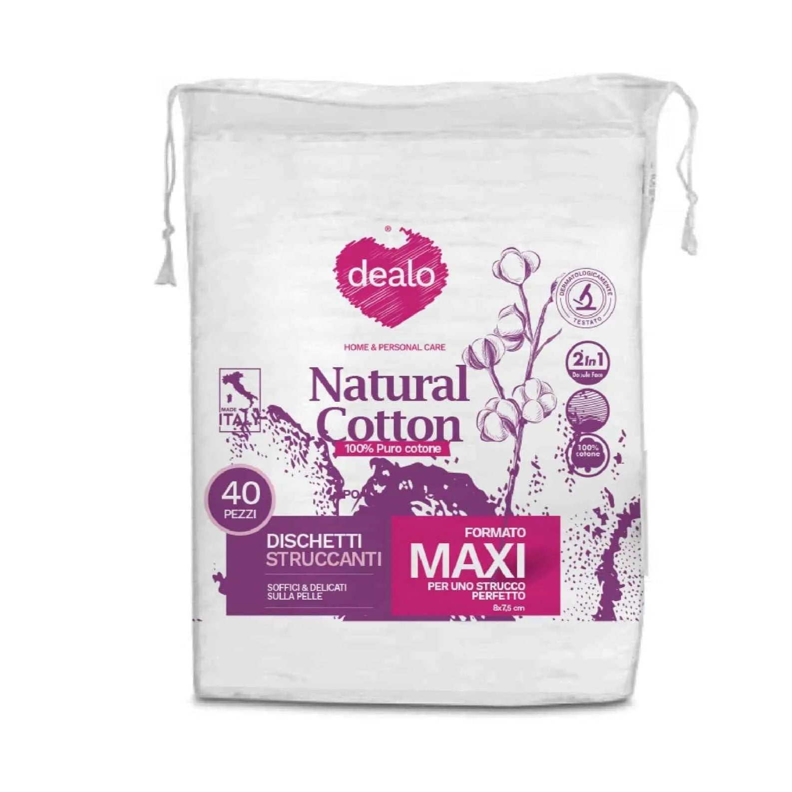 Dischetti Struccanti maxi 40pz Dealo