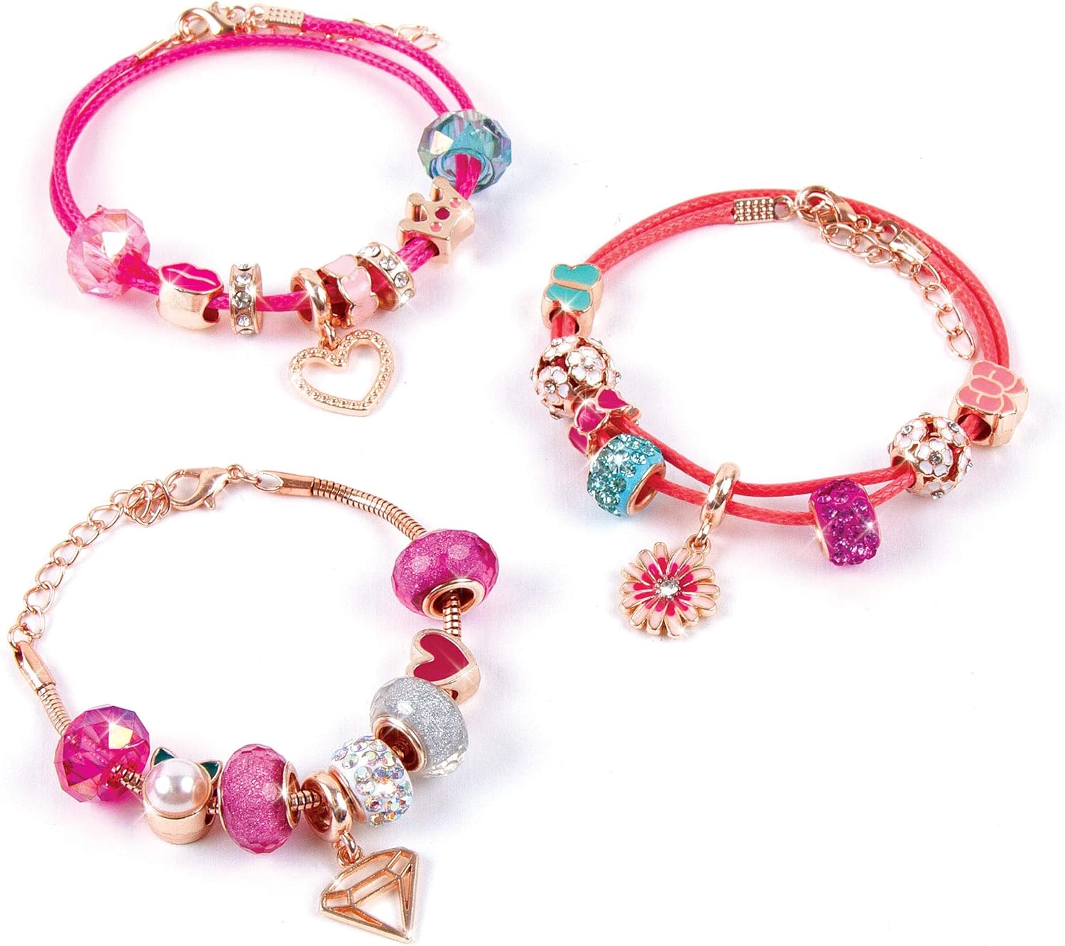 Set Braccialetti dell'amicizia Halo Charms Make It Real
