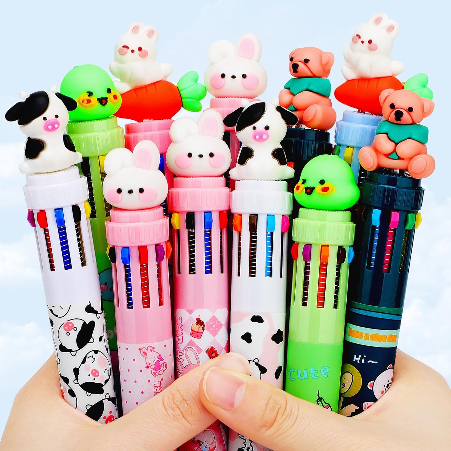 Penna Sfera 10 colori in 1 Multicolor