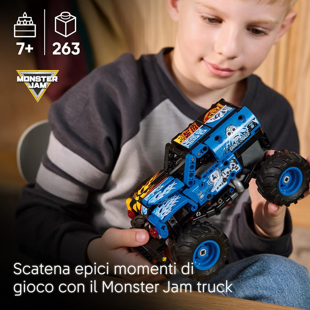 Lego Technic 42219 Monster Jam Grave Digger Fire and Ice