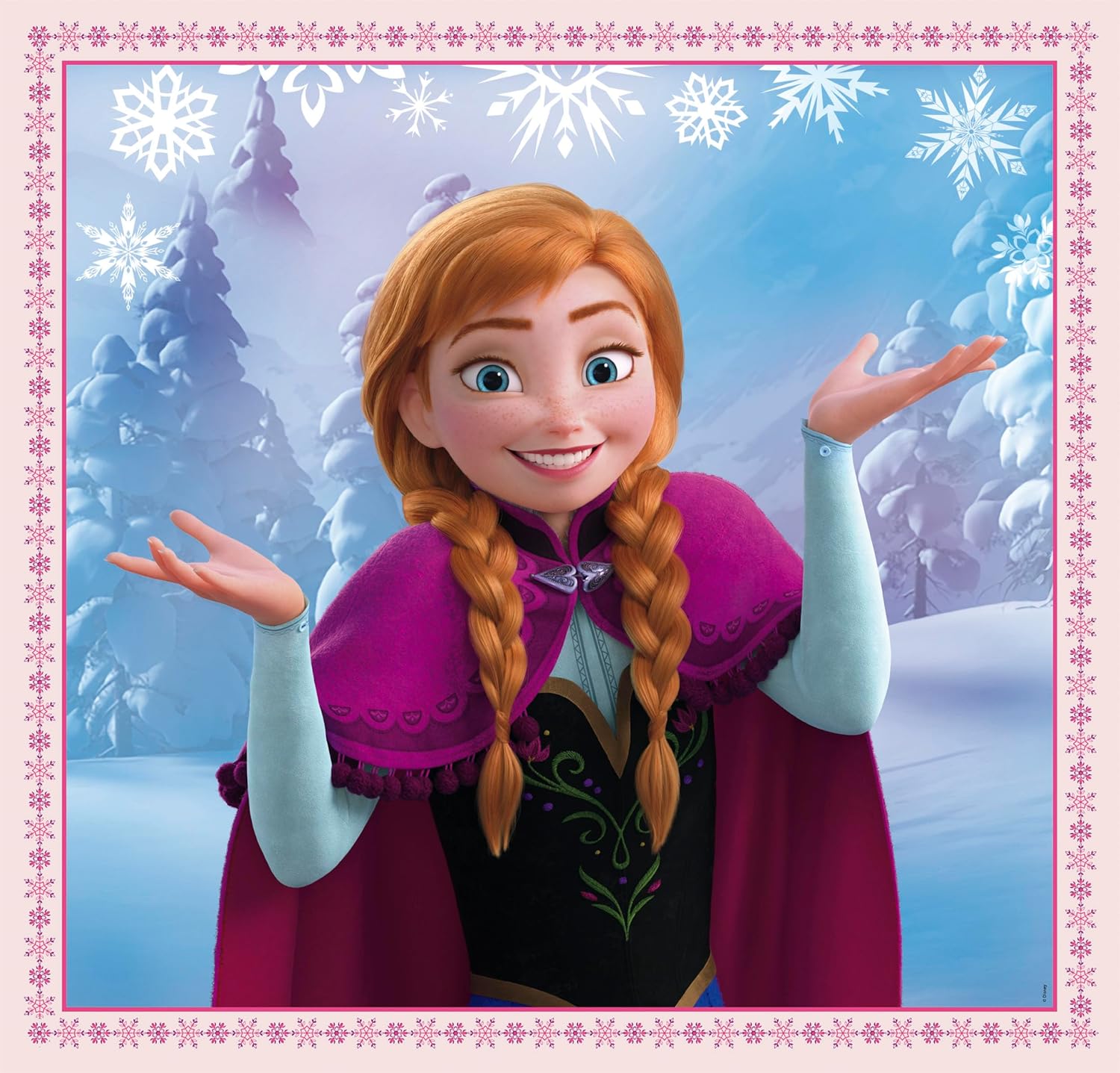 Puzzle Personaggi Disney Frozen per Bambini 3x48 Pezzi Clementoni