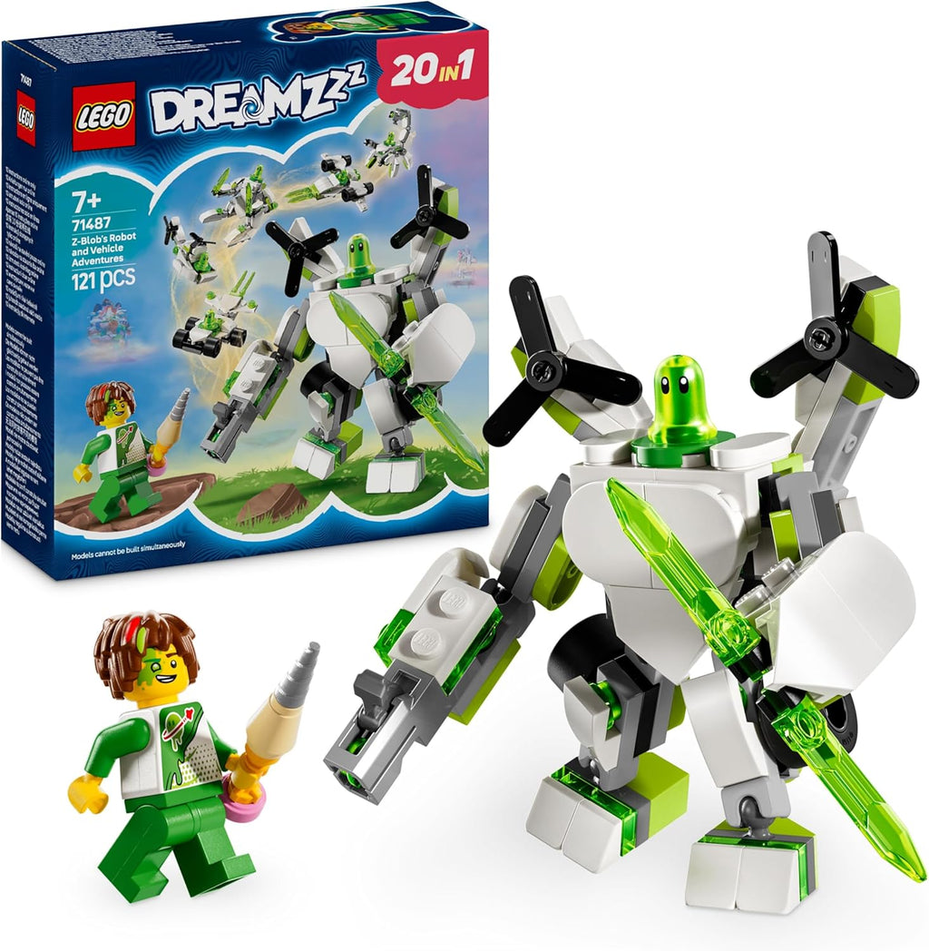 Lego Dreamzzz 71487 Le avventure del robot e del veicolo di Z-Blob
