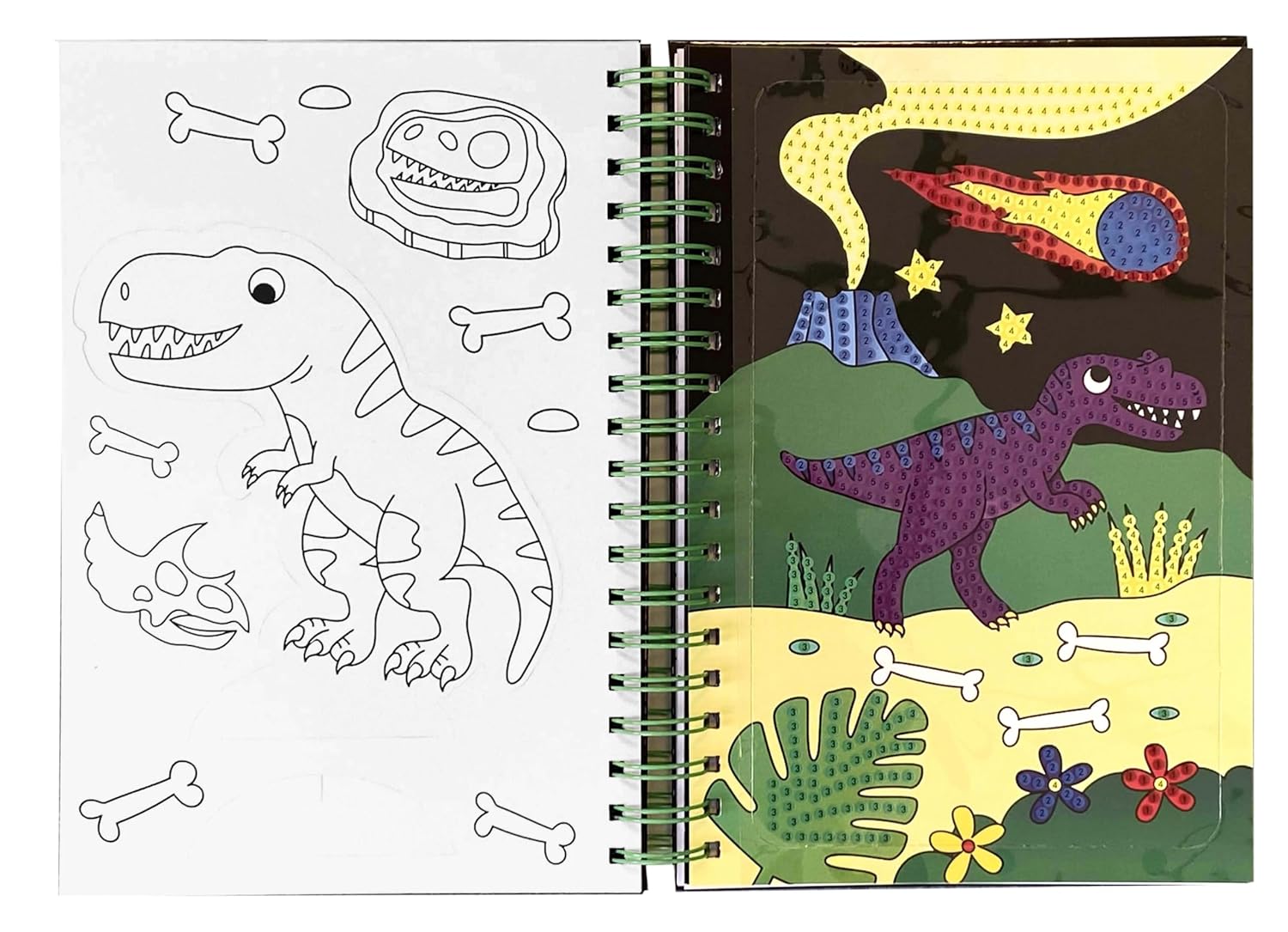 Dinosauri. Amo i Cristalli. Con 2000 adesivi. Ediz. a colori -