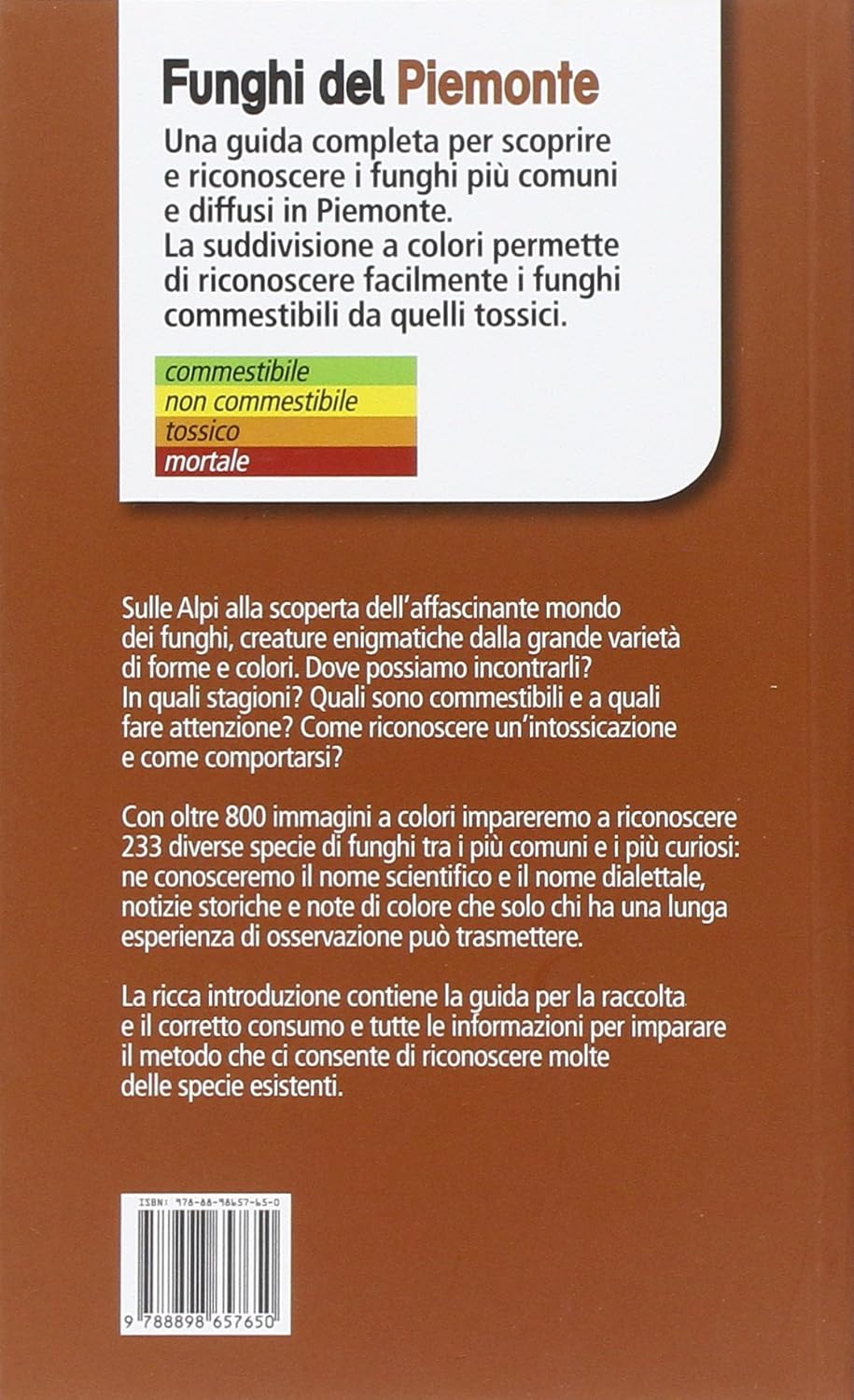 Funghi del Piemonte. 233 specie di facile riconoscimento - Giovanni Manavella, Iolanda Armand Ugon