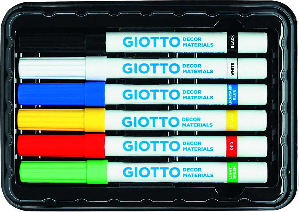 Pennarelli Multisuperficie 6pz Decor Materials Giotto