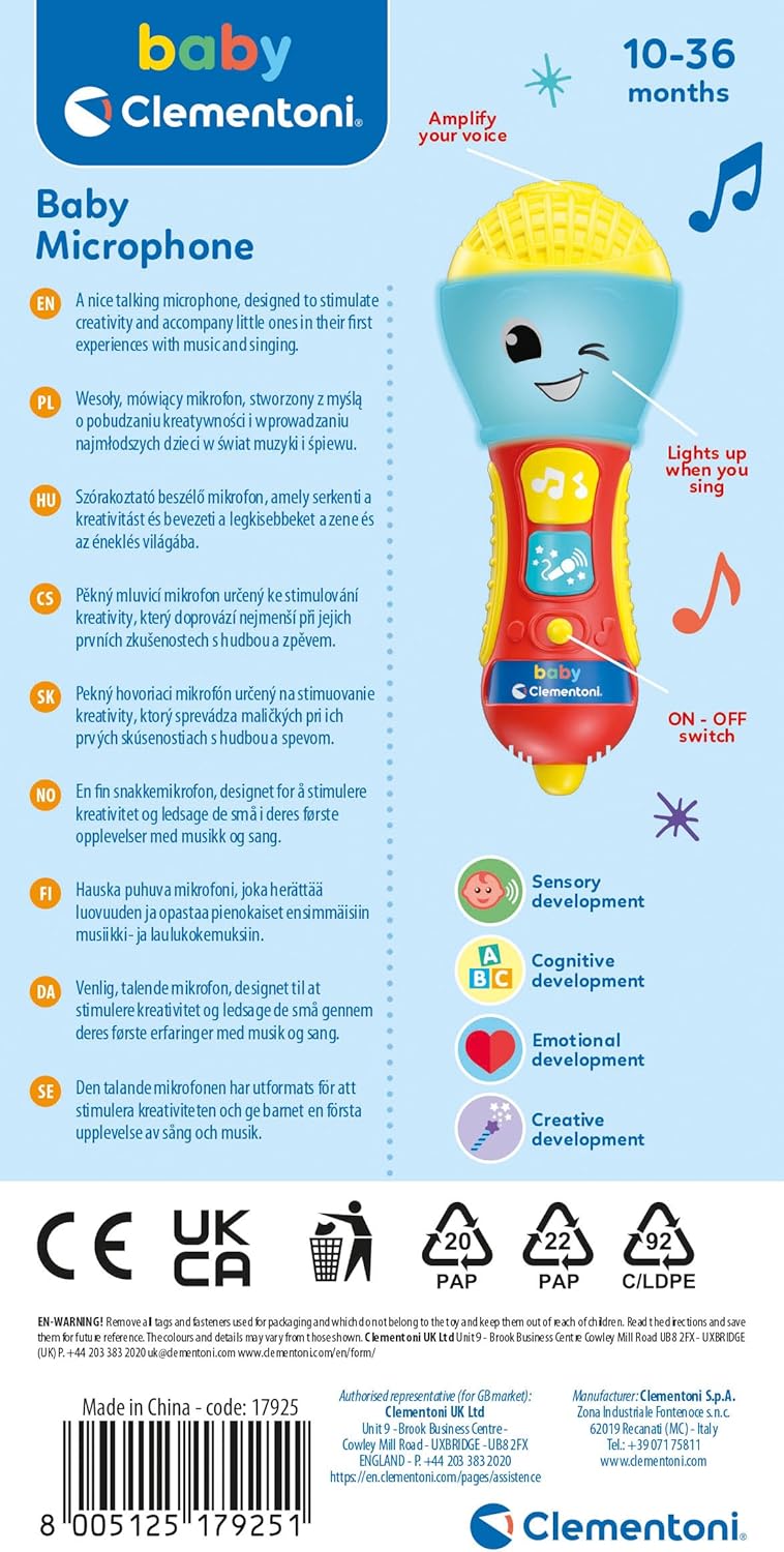 Baby Microfono Clementoni