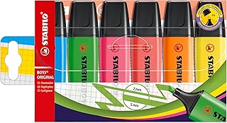 Set Evidenziatori original 6pz Stabilo Boss