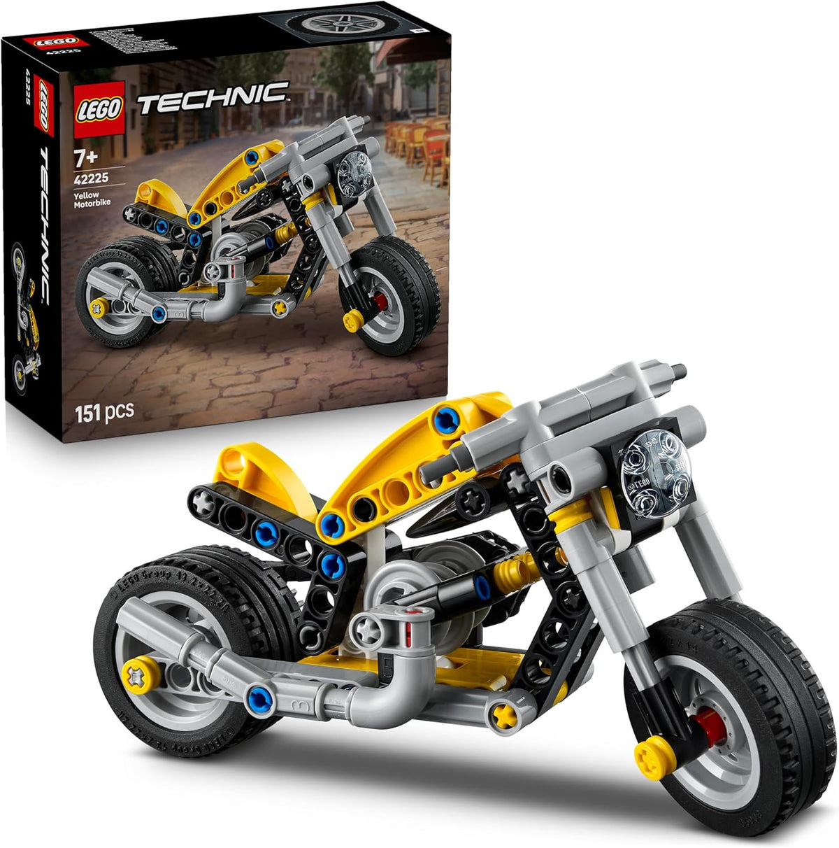 Lego Technic 42225 Moto Gialla
