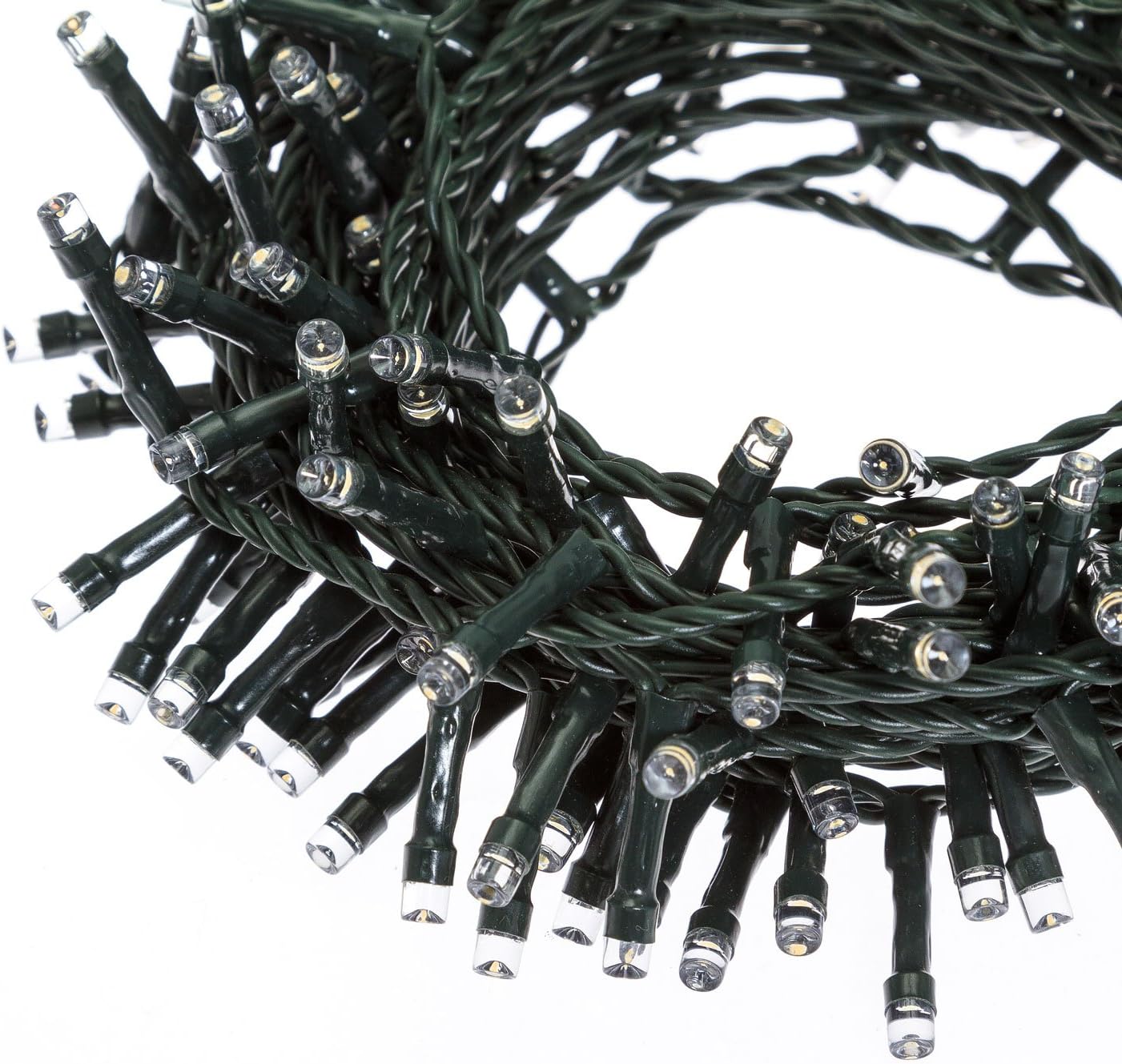 Catena Minilucciole 100 LED Bianco Freddo 5mt Lotti