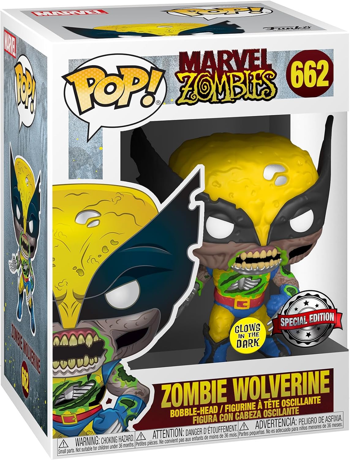 Funko Pop Marvel Zombie 662 Zombie Wolverine