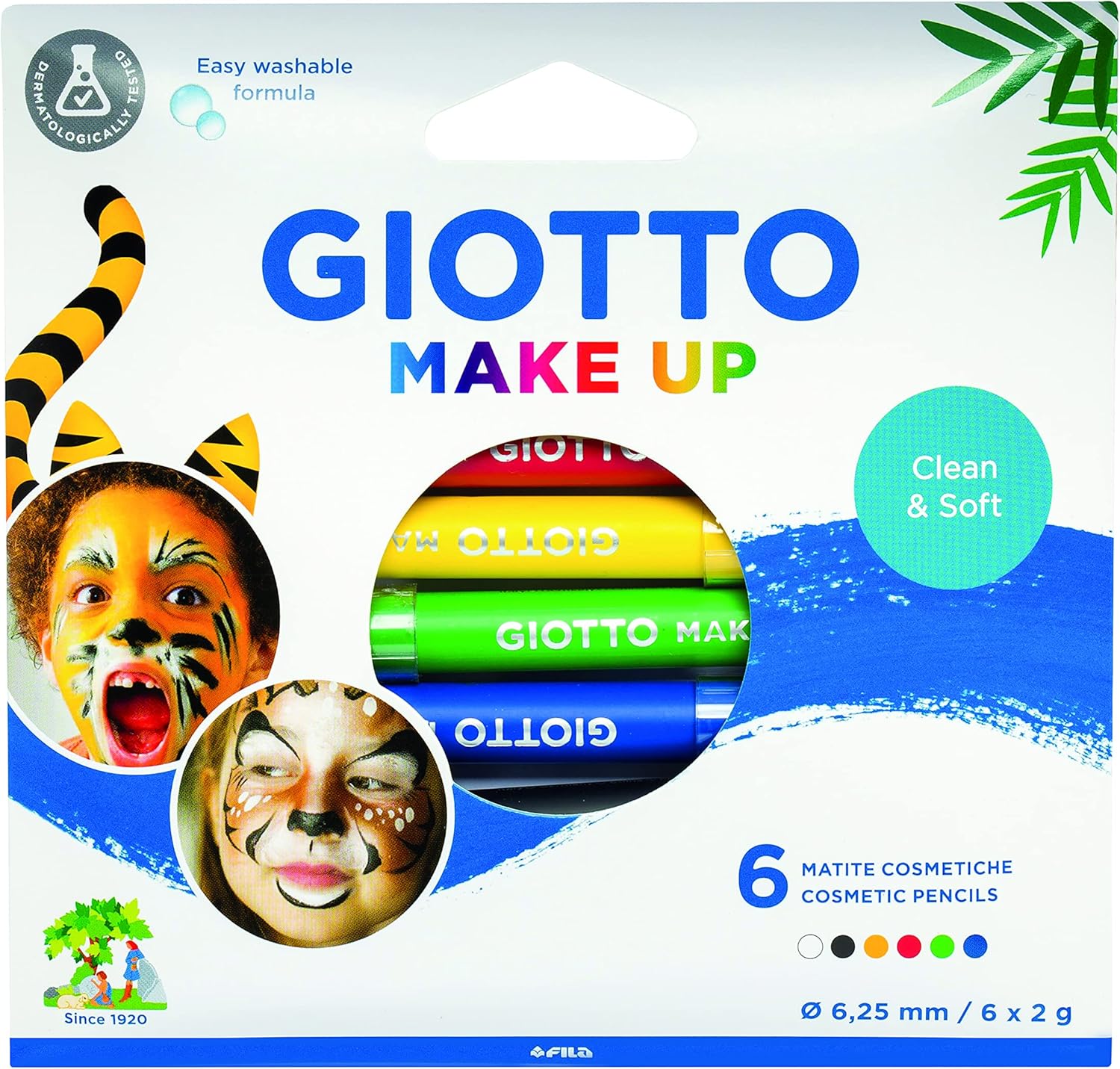 Make Up Matite Cosmetiche 6pz Giotto