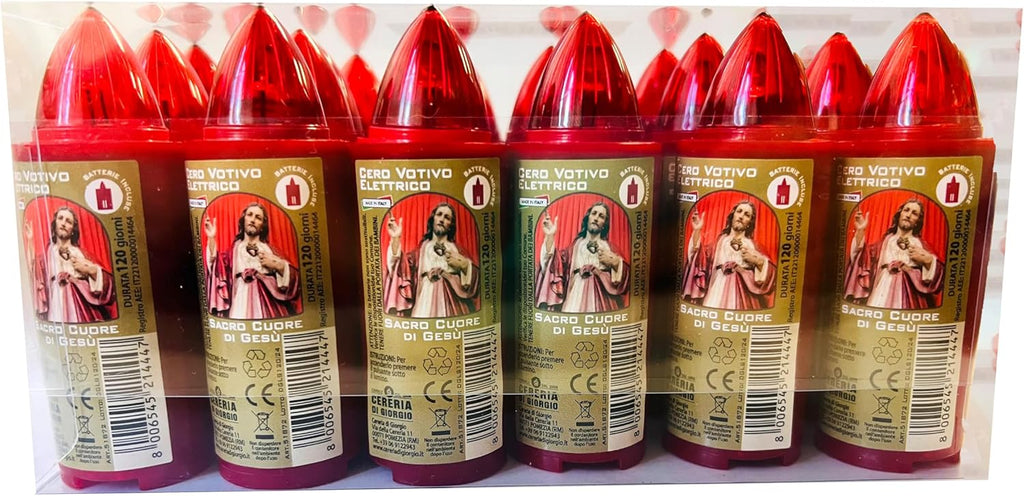 Cero Lumino elettronico Sacro Cuore di Gesù