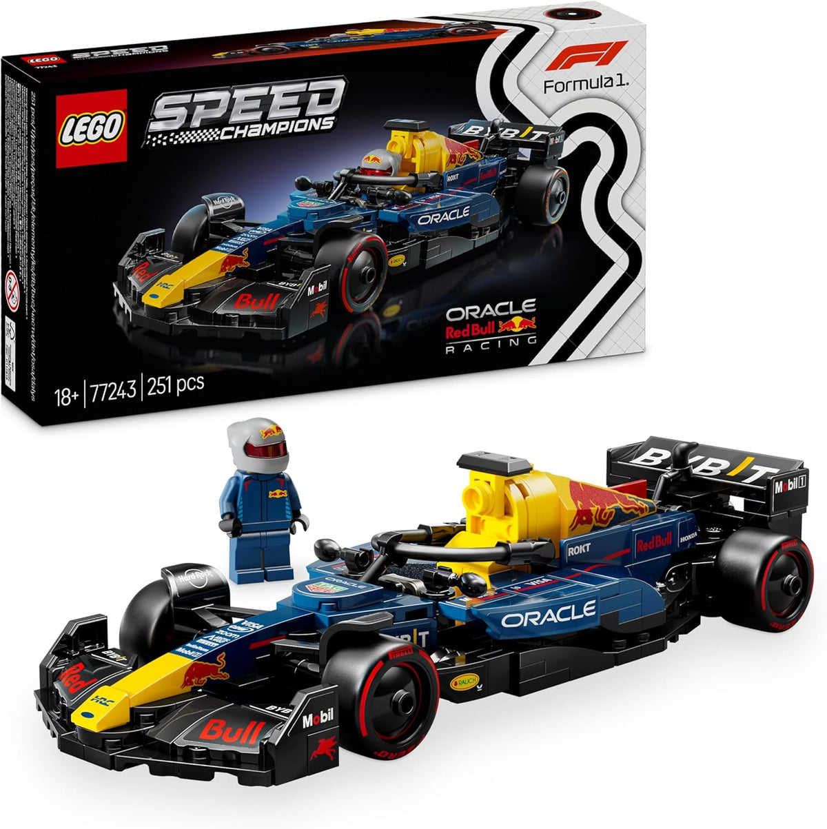 Lego Speed Champions 77243 Auto da corsa F1 Oracle Red Bull Racing RB20
