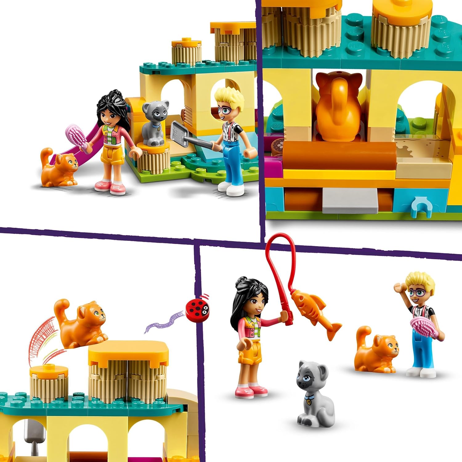 Lego Friends 42612 avventure nel parco giochi dei gatti