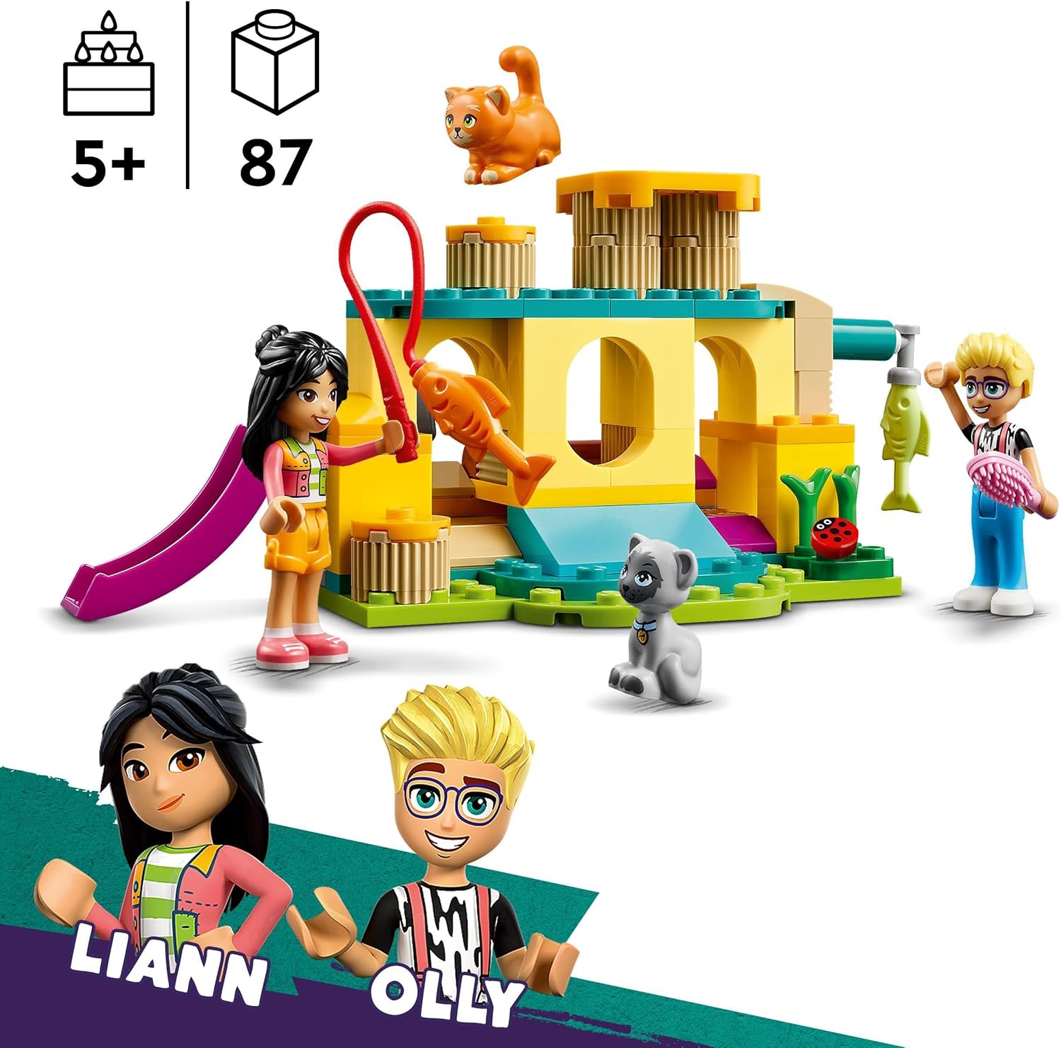 Lego Friends 42612 avventure nel parco giochi dei gatti