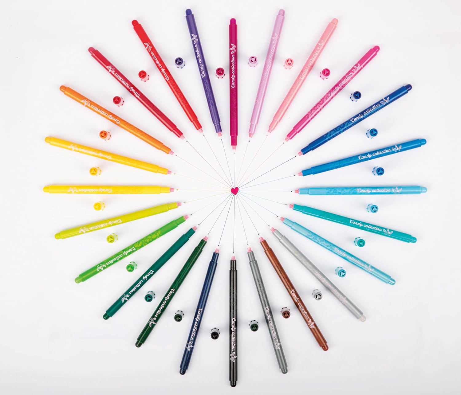 Set 6 Tratto pen Candy Collection Giotto
