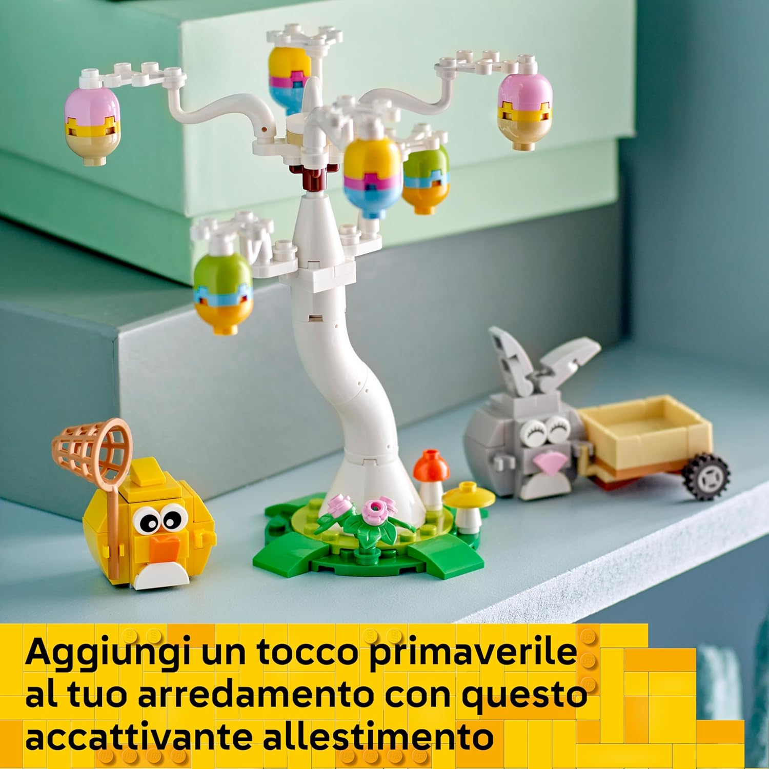 Lego 40808 Coniglietto Pasquale e Caccia alle Uova
