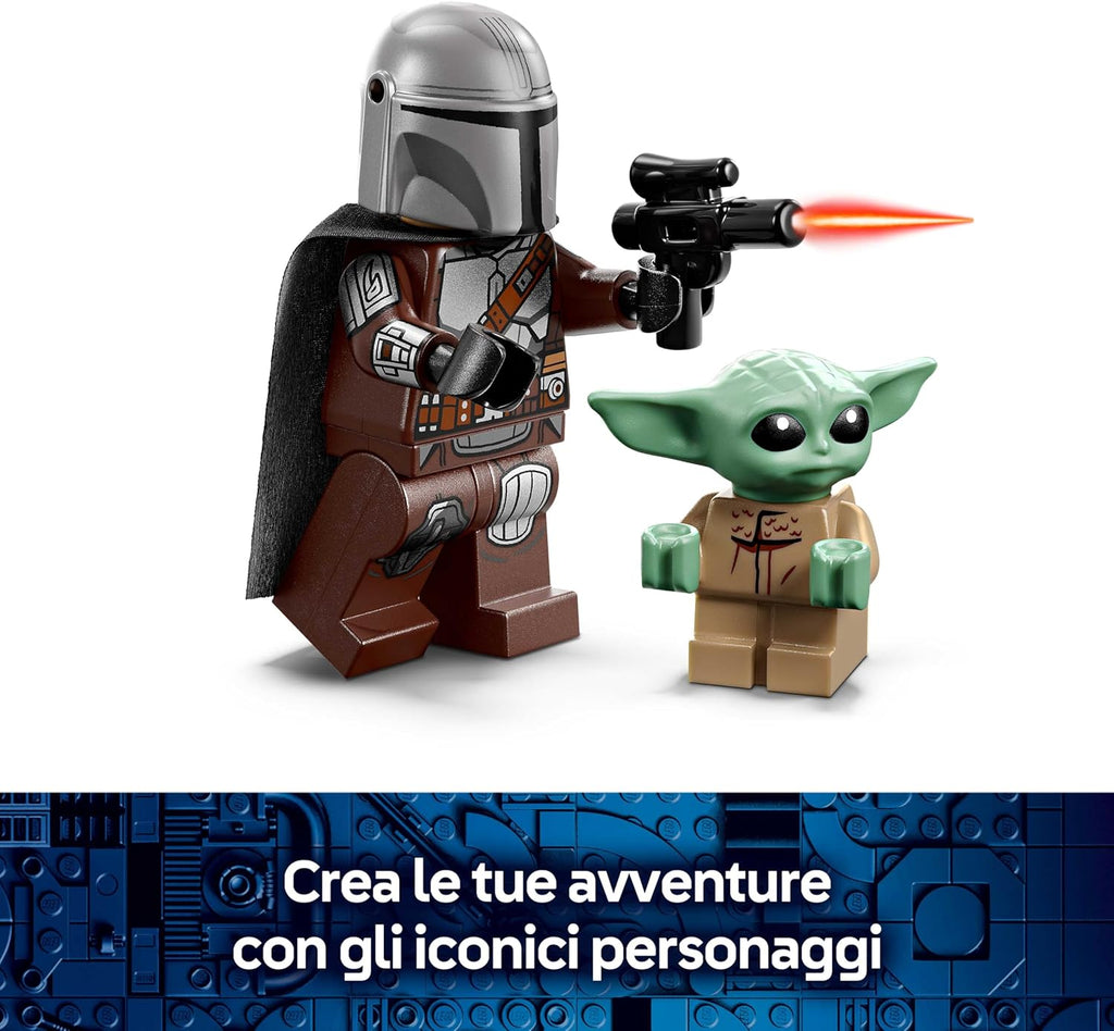 Lego Star Wars 75436 Speeder bike del mandaloriano e di Grogu
