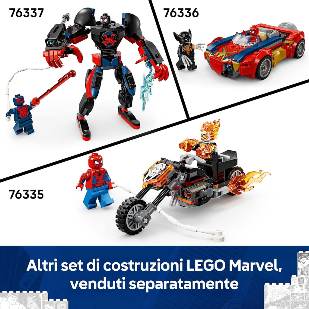 Lego Super Heroes Marvel 76338 Battaglia Mech: Spiderman vs Doc C