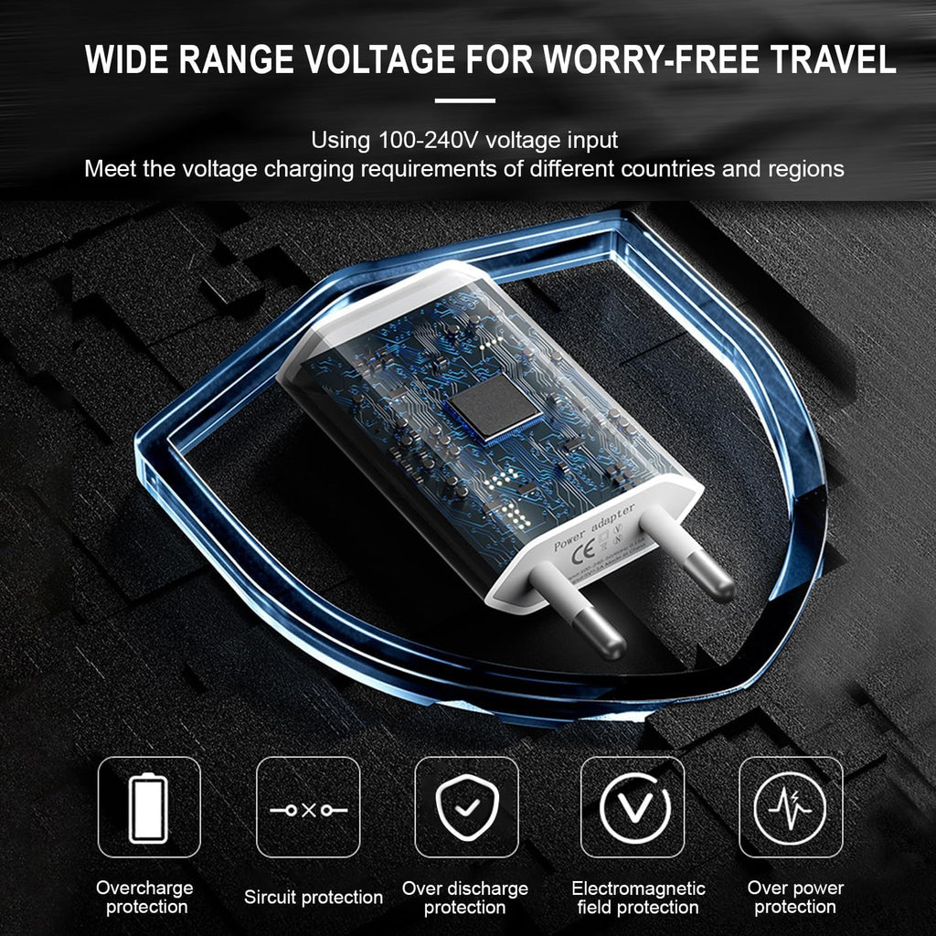 Caricatore USB muro 1 porta 5V/1A universale