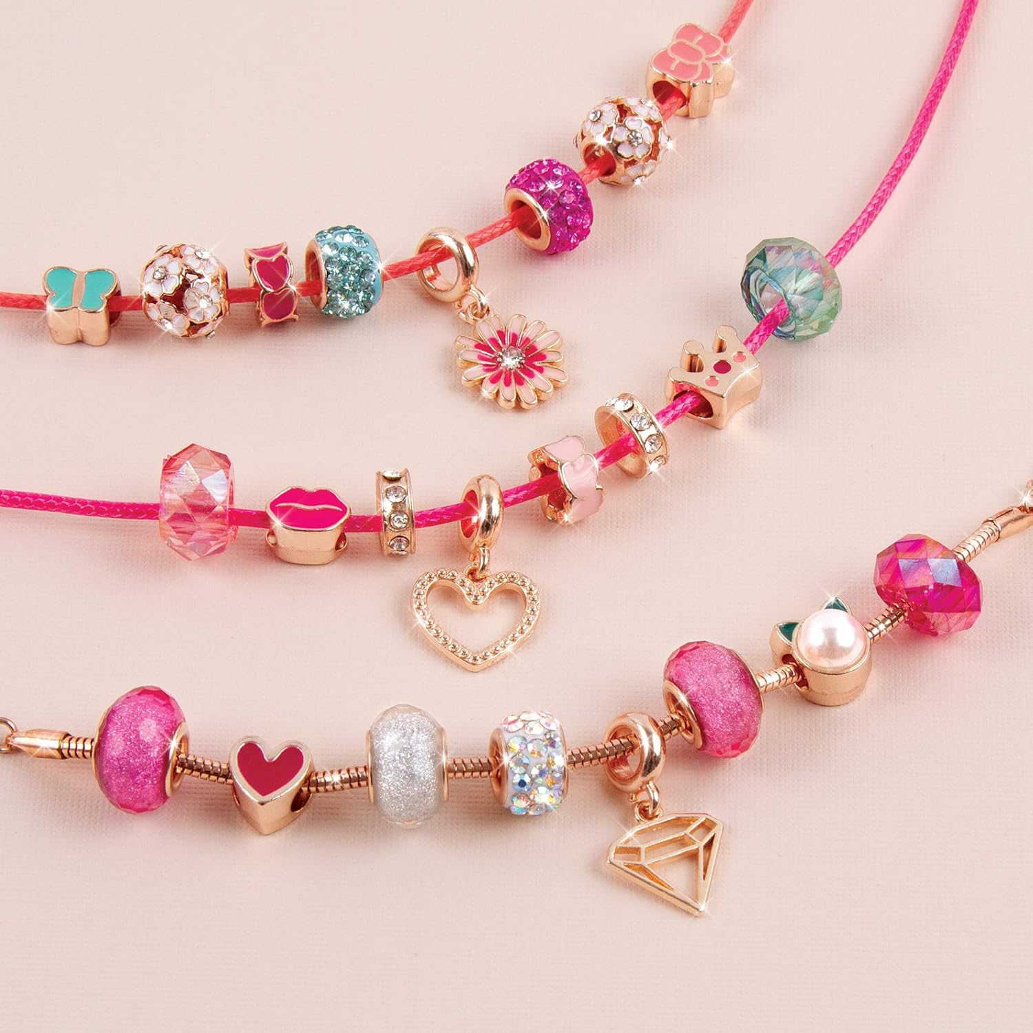 Set Braccialetti dell'amicizia Halo Charms Make It Real
