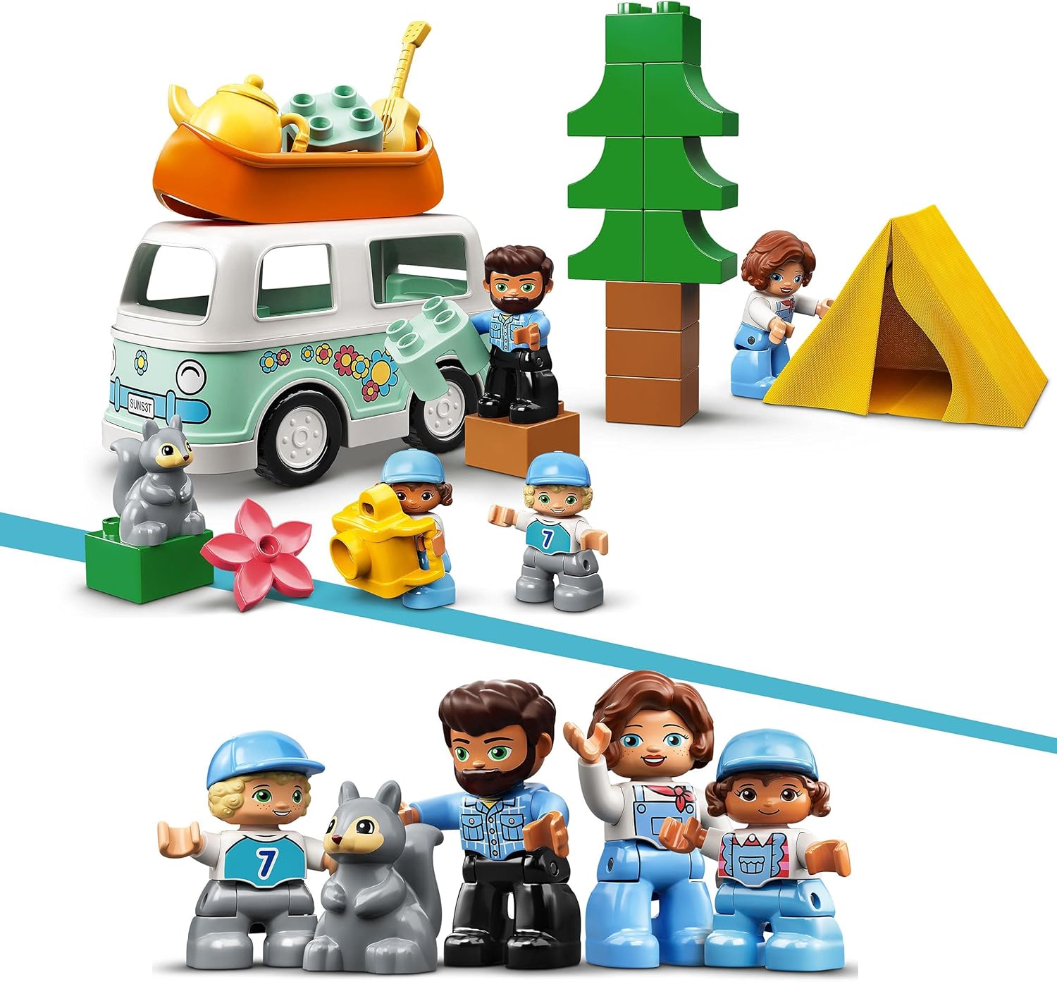 Lego Duplo 10946 avventura in famiglia sul camper caravan