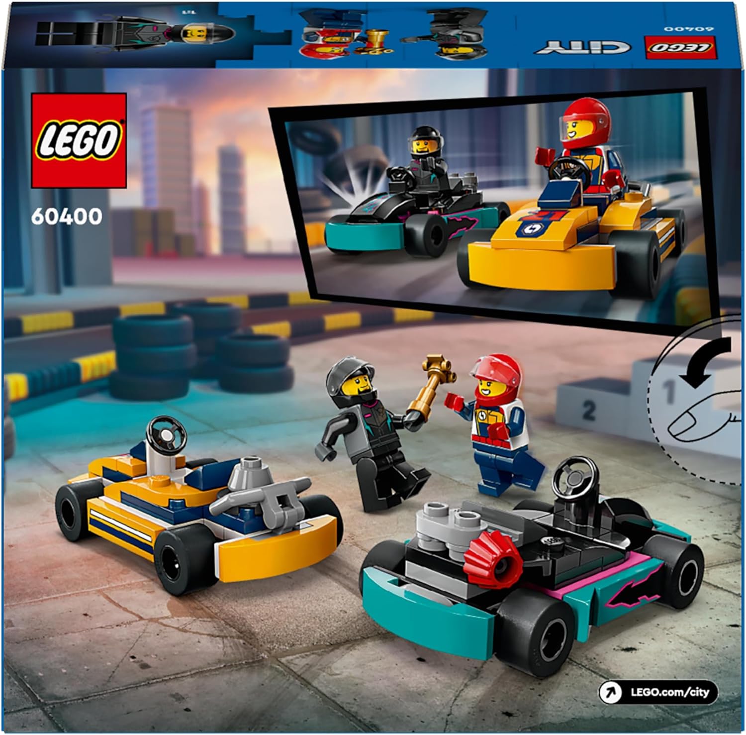 Lego City 60400 go kart da corsa