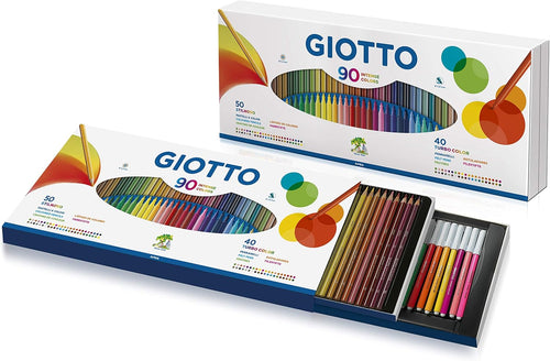 50 matite Stilnovo + 40 pennarelli Turbocolor Giotto