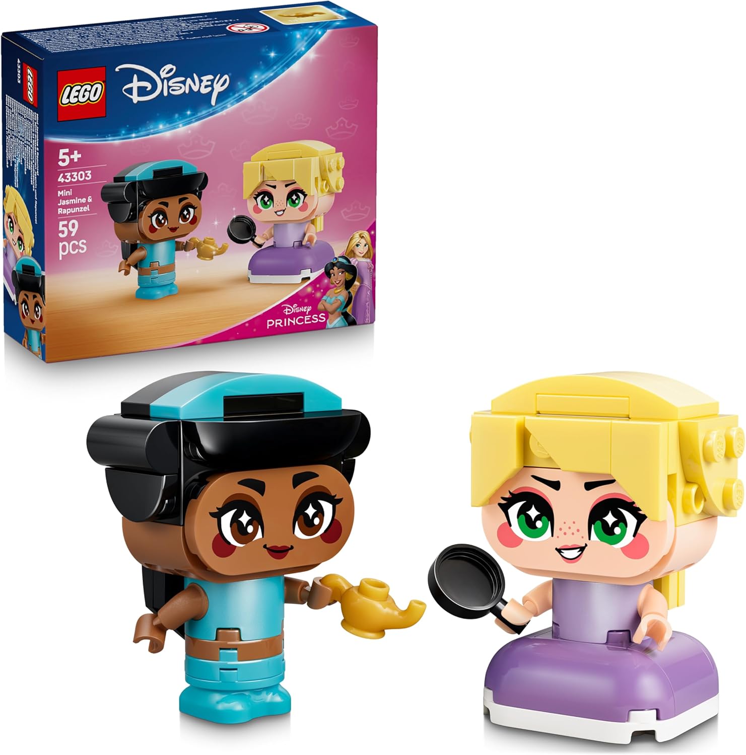 Lego Disney Princess 43303 Mini-Jasmine e Mini-Rapunzel