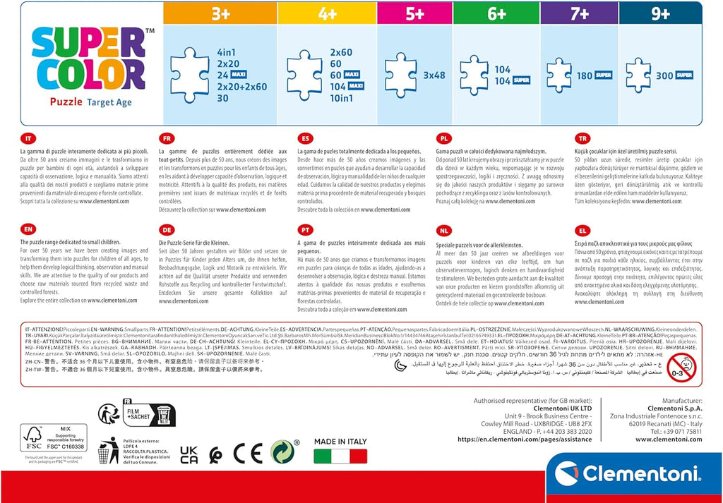Puzzle Personaggi Dragon Ball Z per Bambini 104 Pezzi Clementoni