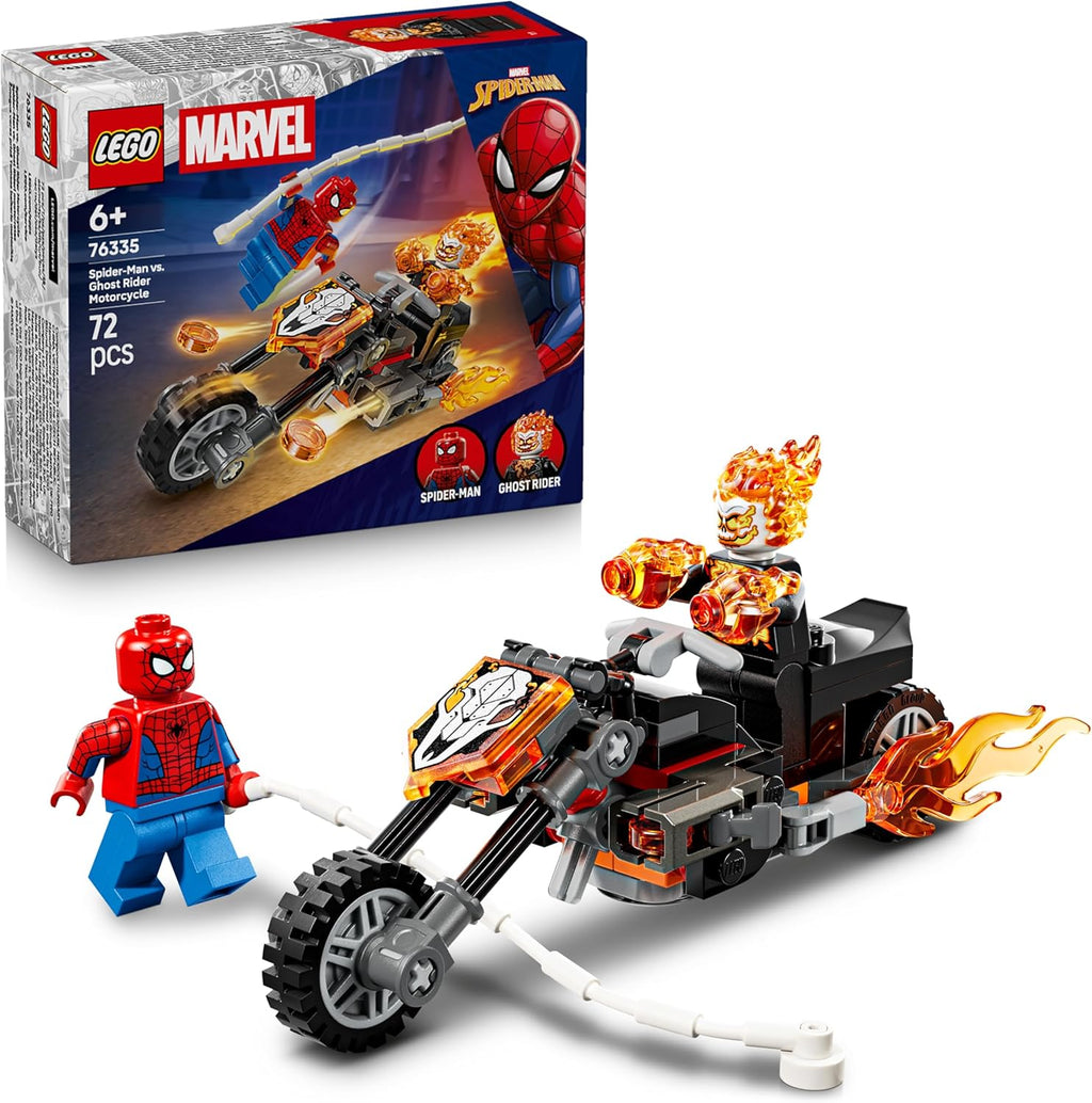 Lego Marvel 76335 Spider-Man vs. Ghost Rider in Motocicletta